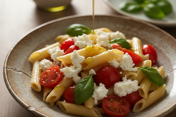 Cherry Tomato and Goat Cheese Penne