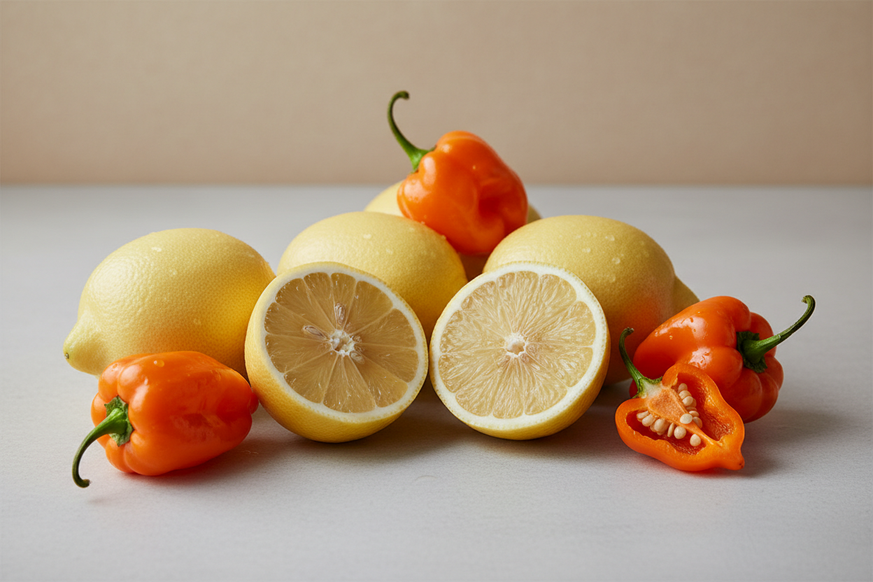 white lemon and habanero